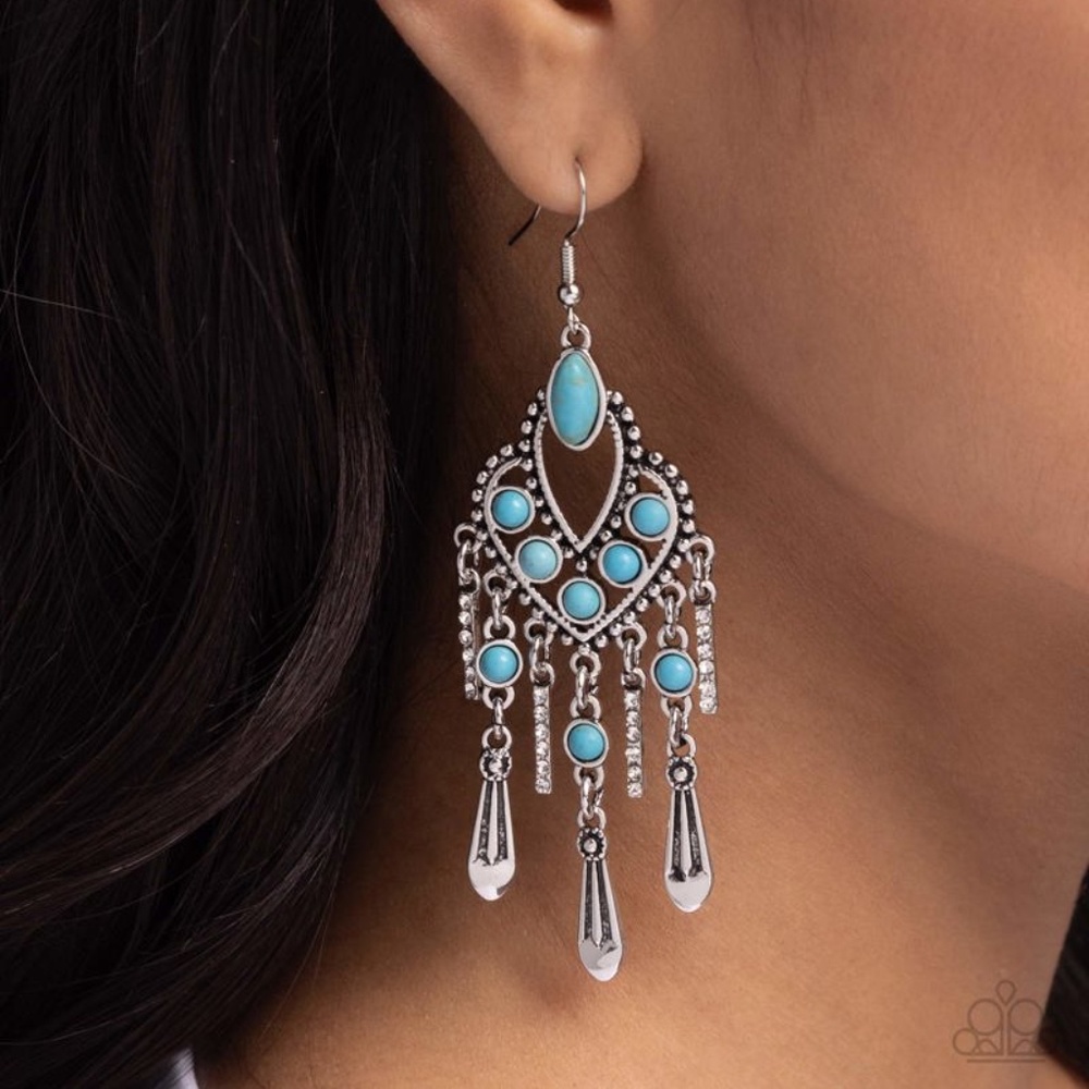 Naturally Vintage - Blue Earrings